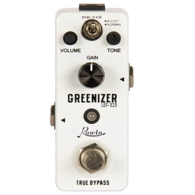 Rowin LEF-323 Greenizer overdrive Ibanez TS808 Tube Screamer clone True bypass Pedal image 1
