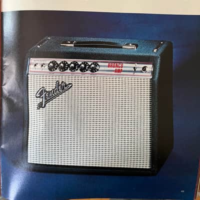 Fender Bronco Amp, .5w, 1970's, Silverface 8" spkr, nice~! image 7