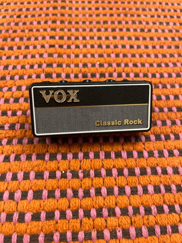 Vox amPlug 2 Classic Rock Battery-Powered Guitar Headphone Amplifier 2015 - 2019 Black / Silver image 1