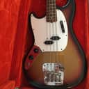 Fender Mustang Bass 1975 Sunburst LEFT HANDED LEFTY RARE