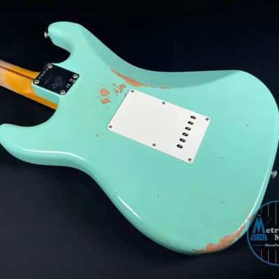 Fender Custom Shop Limited Edition Fat '50s Strat Relic - Super Faded Aged Sea Foam Green image 12