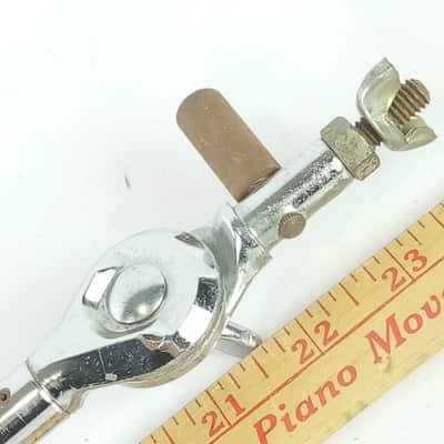Ludwig Atlas Straight Cymbal Stand Holder Top Tilter Tube Chrome Vintage70s 5/8" image 3