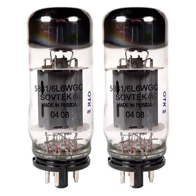 New 2x Sovtek 5881 / 6L6WGC / 6L6 | Matched Pair / Duet / Two | Power Tubes | Free Ship