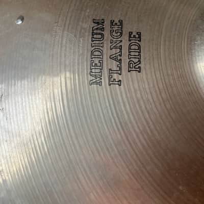 Sabian Medium Flange Ride Cymbal 20” 1980’s image 3
