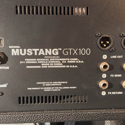 Fender Mustang GTX100 100-Watt 1x12" Digital Modeling Guitar Combo image 15