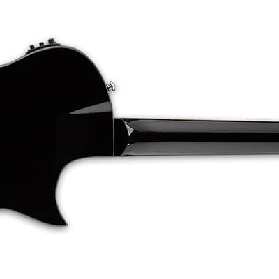 ESP LTD TL-6 LH Black Left-Handed Thinline Acoustic-Electric Guitar + Hard Case TL6 TL 6 New image 3