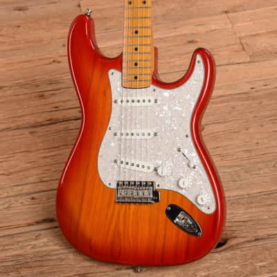 Fender ST-54 Stratocaster Reissue MIJ Neck with Unknown Body Cherry Sunburst image 2