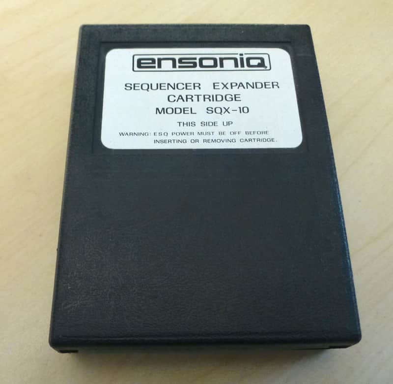 Ensoniq ESQ-1. SQX-10 Sequencer Expander Cartridge image 1