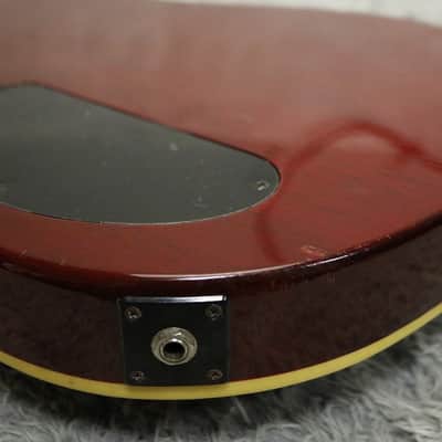 1990's made Fernandes APG-55 Flame maple top PRS style Made in Korea image 15