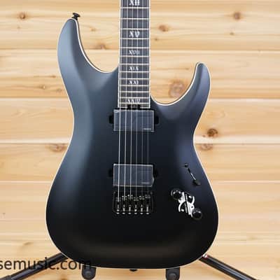 Schecter C-1 SLS Elite Evil Twin - Satin Black image 1