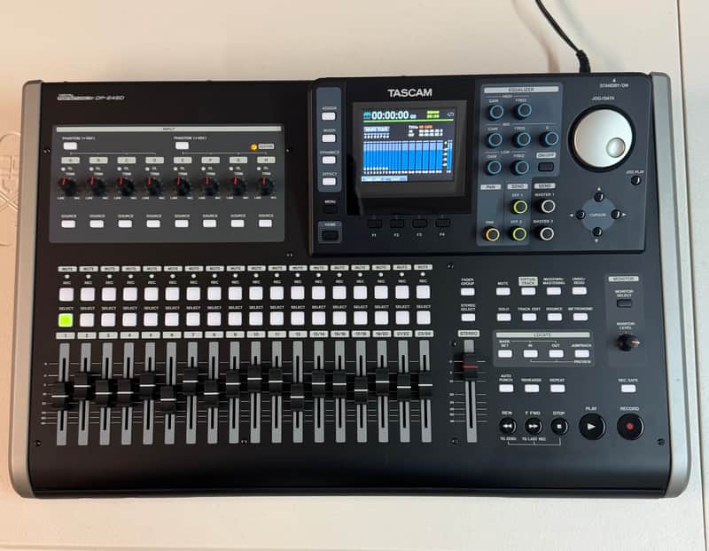 TASCAM DP-24SD 24-track Digital Portastudio 2015 - Present - Black image 1