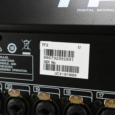 Yamaha TF3 24-Channel Digital Audio Mixer CG0144J imagen 11
