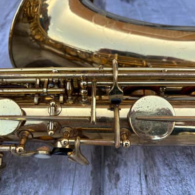 Couf Superba 1 low A bari sax w/ new case image 7