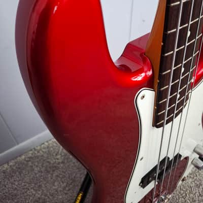 Fender PB-62 EX Precision Bass MIJ 1993-1994 Candy Apple Red Fujigen image 6
