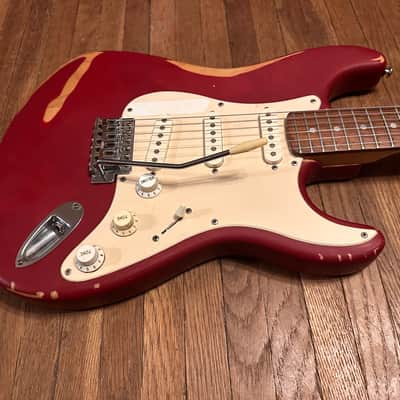 Vintage 1994 Fender Stratocaster Squier Bullet Series Rebadged as 50s Fender Road Worn image 5