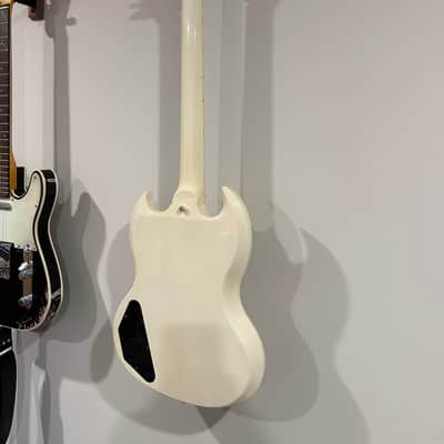 Gibson Custom Shop 1963 SG Special Reissue Antique Polaris White VOS image 6