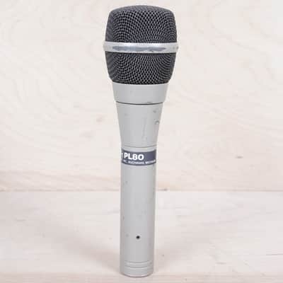 Electro-Voice PL80 Handheld Supercardioid Dynamic Microphone 1980s Grey - Fresh Foam image 1