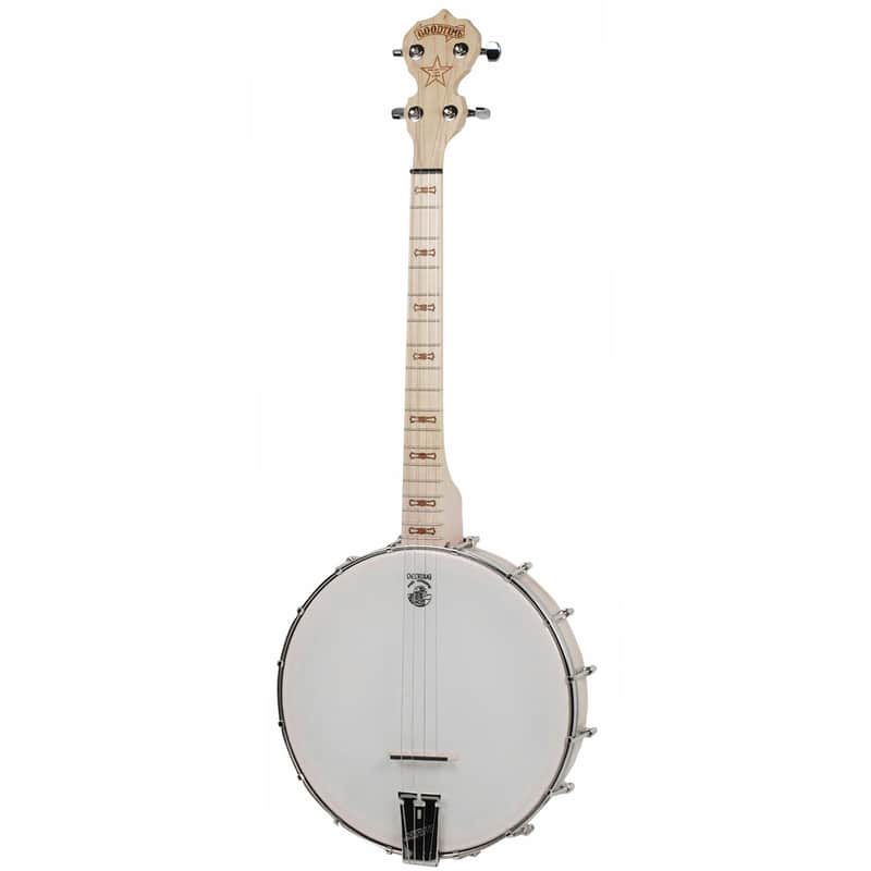 New Deering Goodtime 17-Fret Tenor 4-String Openback Banjo, Natural Blonde Maple - Made in the USA image 1