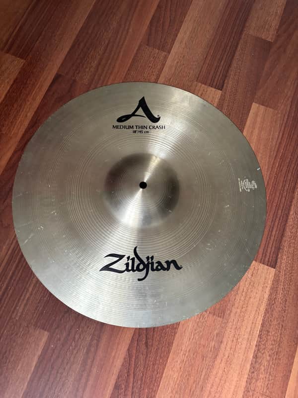 Zildjian 18" A Series Medium Thin Crash Cymbal - Traditional image 1
