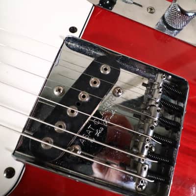 1992 G&L USA ASAT Classic Transparent Red Maple Neck image 18