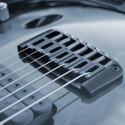 Genuine Hipshot Ibanez Gibraltar replacement Bridge 7 String Black 4IBG07 image 2