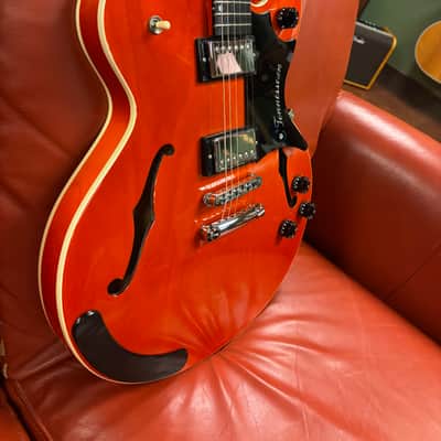 1998 Gibson Chet Atkins Tennessean Sunrise Orange image 2