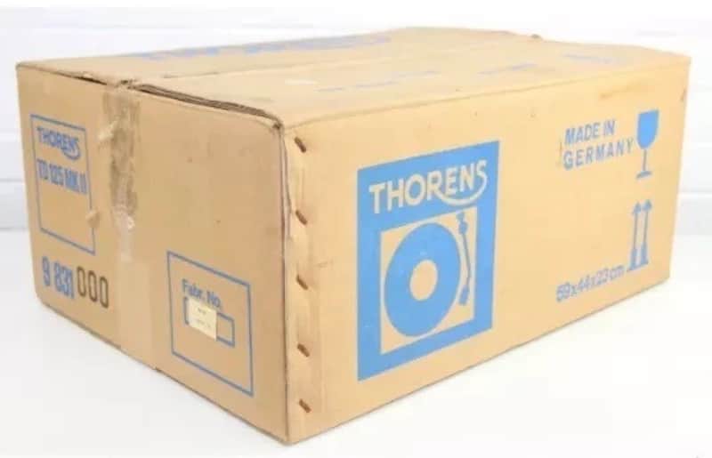 Thorens TD125 MkII Turntable Boxed Original Near-NOS Vintage Thorens