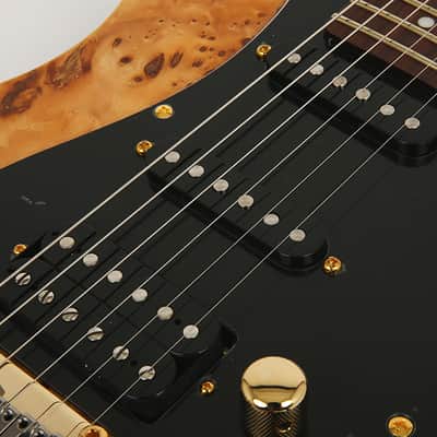 Michael Kelly Burl 60 Ultra, Epic Eleven Electronics Hot-Rod Mod, Natural Burl image 8