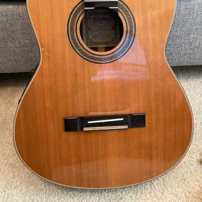 Washburn c104 sce  acoustic electric classical guitar natural image 14