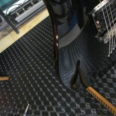 Mitchell MD300 Black archtop *PRO SETUP* Hh rails w/ coil split Super Strat style Electric Guitar image 9