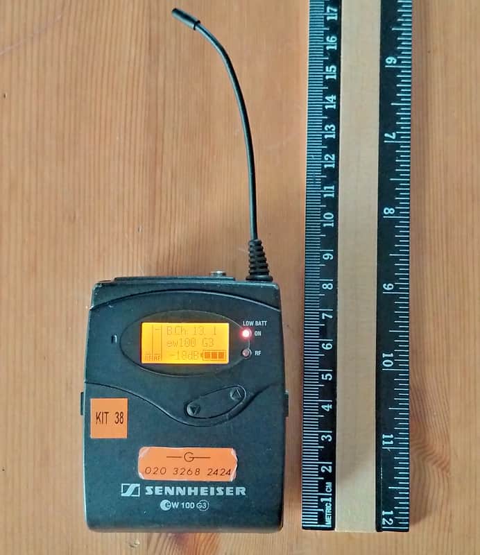 Sennheiser EK100 G3 Diversity Receiver - GB 606-648 MHz (for EW100 G3 System) image 1