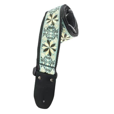 Henry Heller 2″ Woven Jacquard Tri-Glide Guitar Strap w/ Nylon Backing HJQ2-19