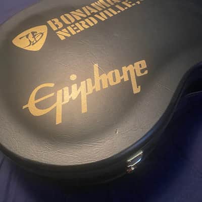 Epiphone ****NEW OPEN BOX****Joe Bonamassa Black Beauty Les Paul Custom Outfit 2020 - Present - Ebony image 17