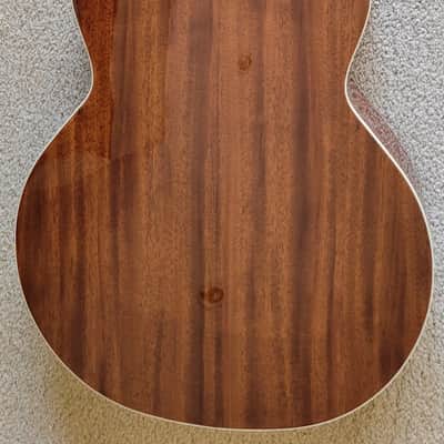 Guild B-140E Acoustic Electric Bass Guitar, Natural Finish, Guild Gig Bag image 8
