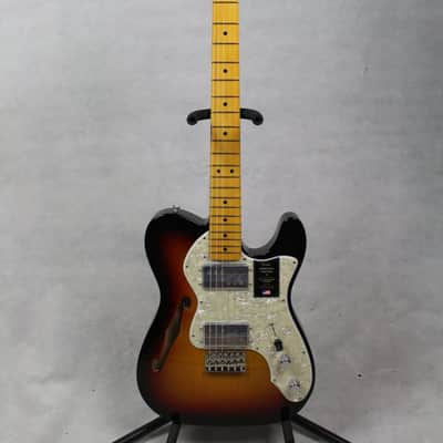 Fender American Vintage II 1972 Thinline Telecaster 3-Color Sunburst w/Case image 1