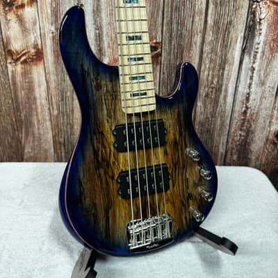 Ernie Ball Music Man Ball Family Reserve StingRay 5 Paua Blue Burst image 1