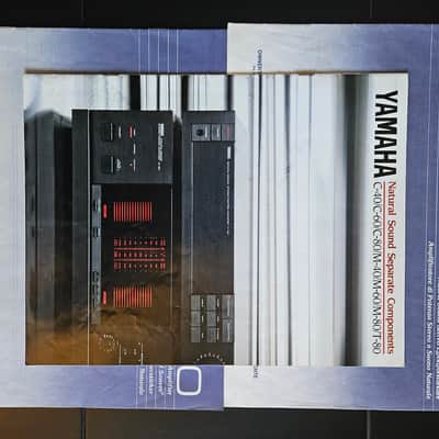 Yamaha M-80 & C-80 Class A High-End Amplifier Set image 21