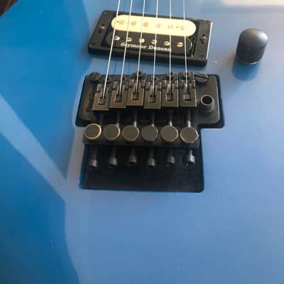 Kramer Vintage Baretta II 2 Soloist body 1987-88 Flip Flop Blue image 4