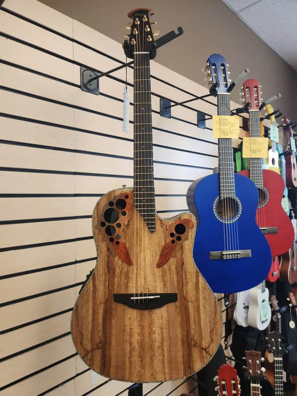 Ovation Celebrity Elite Plus CE44P-SM-G Acoustic Electric Guitar - Spalted Maple image 1