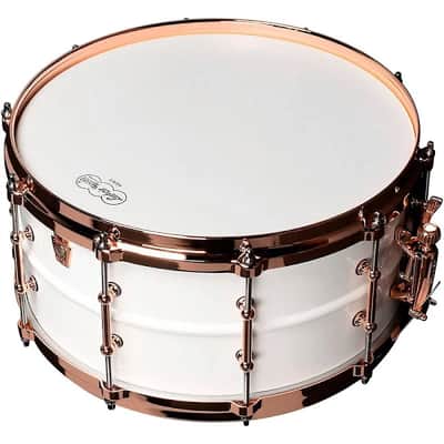 Ludwig LB430TDC Polar-Phonic 6.5x14" Brass Snare Drum with Copper Hardware