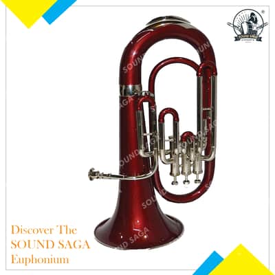Brand new Euphonium 3 valve Silver Chrome Finish image 12
