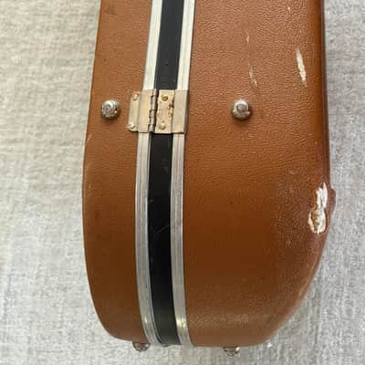 Vintage 1970's Ovation Deep Bowl Acoustic Guitar Case Round Back Brown USA - No Guitar CASE ONLY image 20