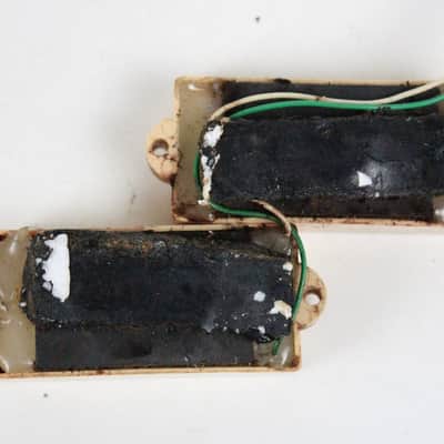 Vintage 1970's DiMarzio "Patent Applied For" PAF Precision P-Bass White/Cream Pickups USA 11.53K image 4