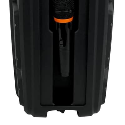 Technical Pro Dual 8" Rechargeable Karaoke Machine System w/Stand+Wireless Mic image 6