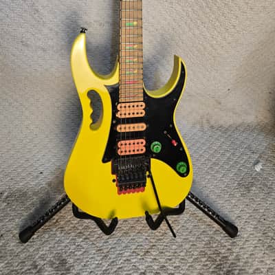 1987 Ibanez JEM777-DY Steve Vai Signature w/OHSC Great Shape!- Desert Sun Yellow image 2