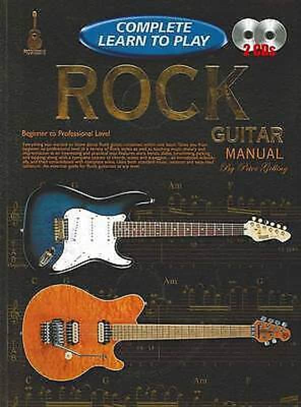 Learn to Play Guitar - Complete ROCK Guitar Manual - Music Tutor Book & CDs - M9 image 1