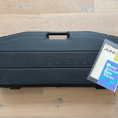 Roland Juno-106 61-Key Programmable Polyphonic Synthesizer 1984 - 1985 - Black (Serviced / Warranty / Roland Case / Literature) image 2