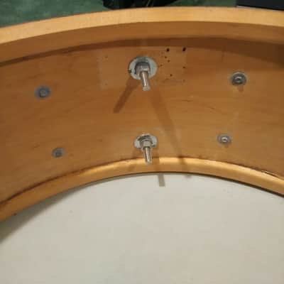Ludwig Parade Drum 1960's-70's Gold Sparkle/Black 28x10 image 6