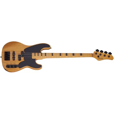 Schecter Model-T Session 4-String Bass Aged Natural Satin