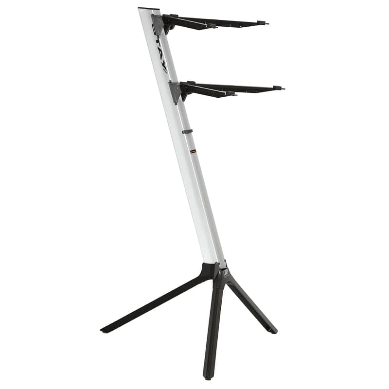 Stay Slim 1100/2 2 Tier Keyboard Stand - Silver image 1